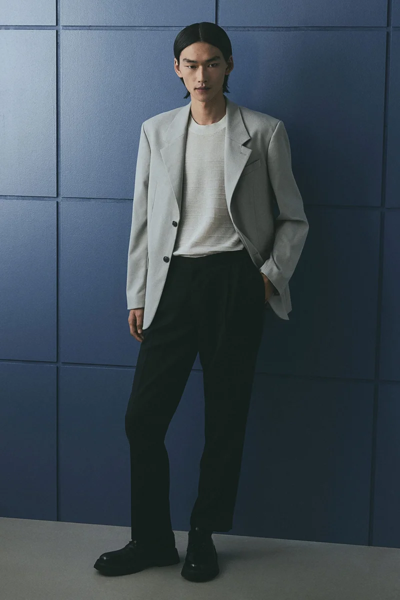 H&M  Regular Fit Crease-leg trousers for Men | Best Price UAE